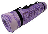 Килимок для йоги та фітнесу EasyFit EF-1911-V, протиковзкий, Фіолетовий, 183×61×0,8 см, s-EVA, легкий, фото 2