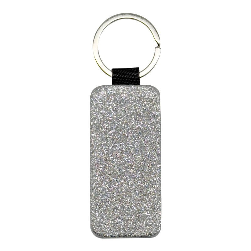 Брелок зі штучної шкіри для двостороннього друку "Квадрат" для сублімації, фото 1