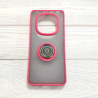 Чохол Armor Ring для Xiaomi Redmi Note 14 Pro 5G протиударний з кільцем Червоний