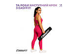 Килимок для йоги та фітнесу EasyFit EF-1927-BK, протиковзкий, Чорний, 183×61×0,3 см, EVA, легкий, фото 5