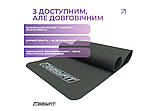 Килимок для йоги та фітнесу EasyFit EF-1927-BK, протиковзкий, Чорний, 183×61×0,3 см, EVA, легкий, фото 7