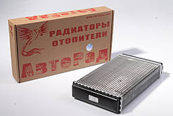 Радiатор обiгрiвача Газель салонний (Черкаський обiгрiвач),Москва зi спiраллю (турбулiзатор) (алюмiнiй) (вир-во АВТОРАД)