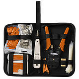 Набір мережевих інструментів тестер кабелів Bigstren 25834 Польща, фото 2