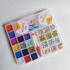 Набір бісеру та намистин для створення браслетів KA-23-4656, фото 3