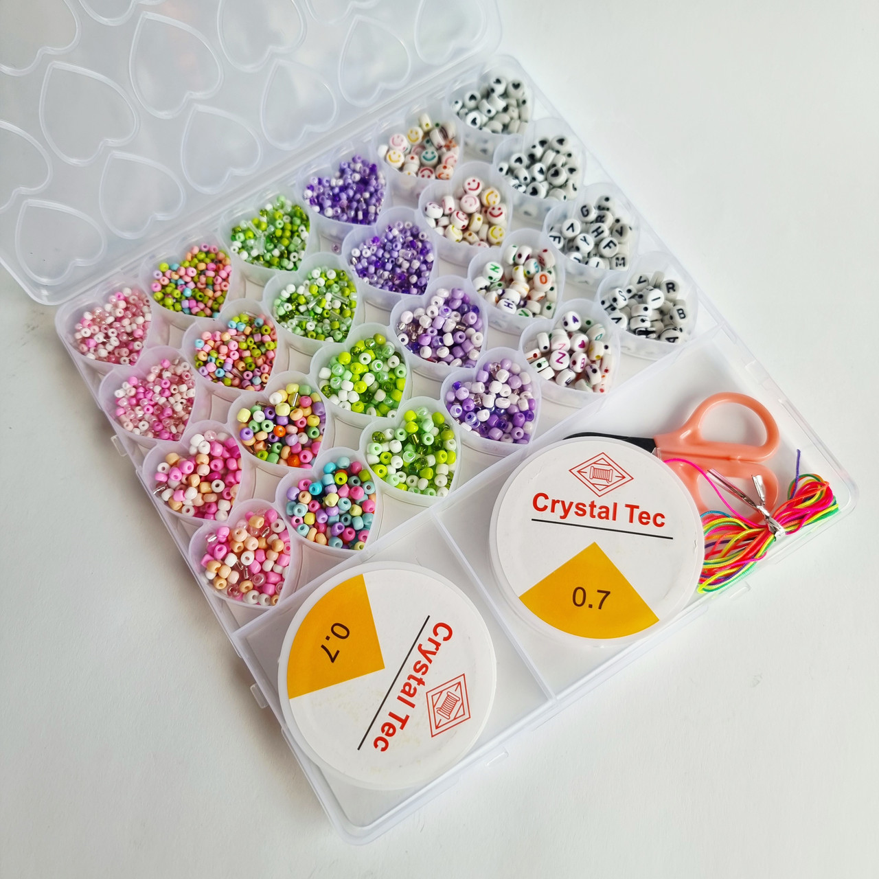 Набір бісеру та намистин для створення браслетів MA46-786, фото 1