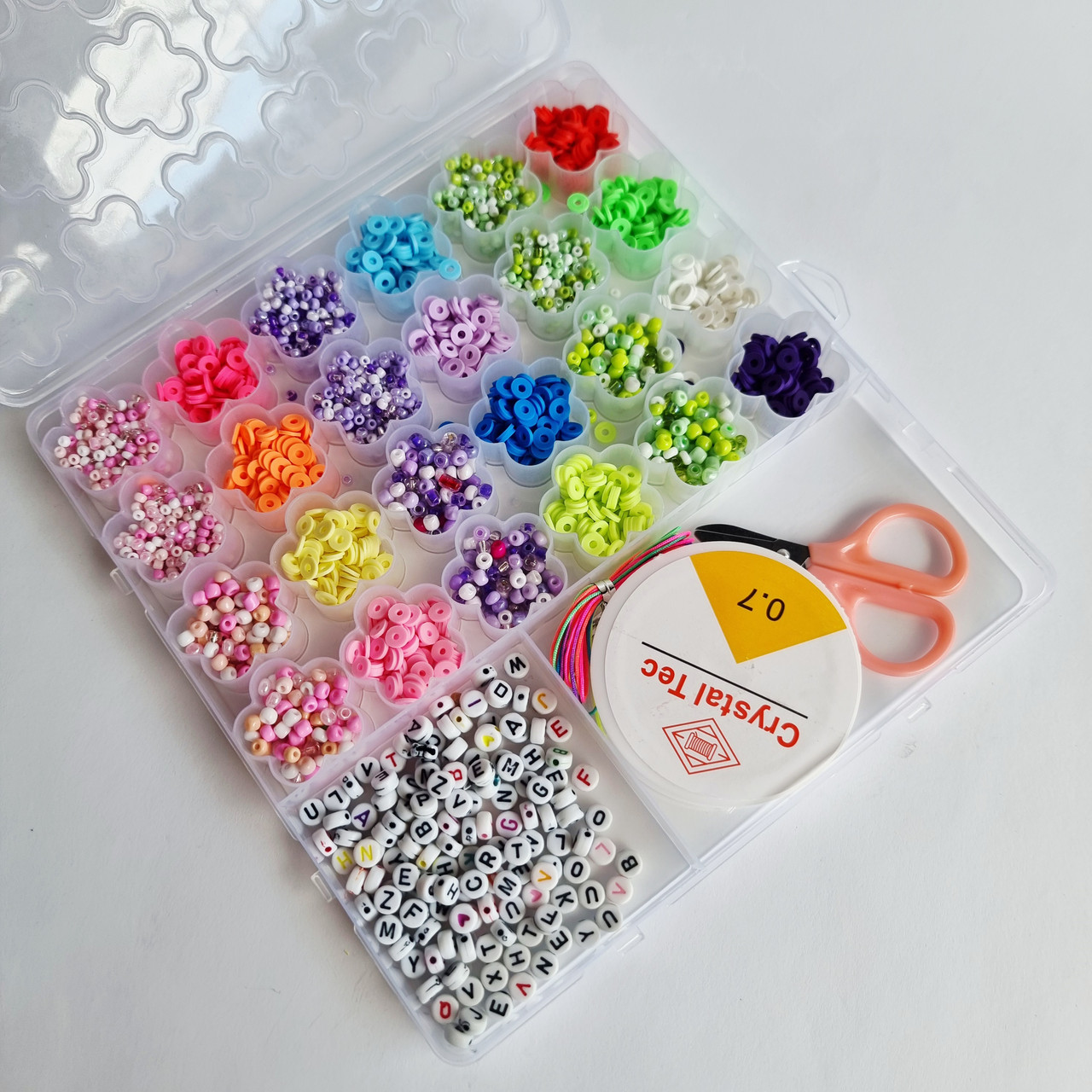 Набір бісеру та намистин для створення браслетів MA46-793, фото 1