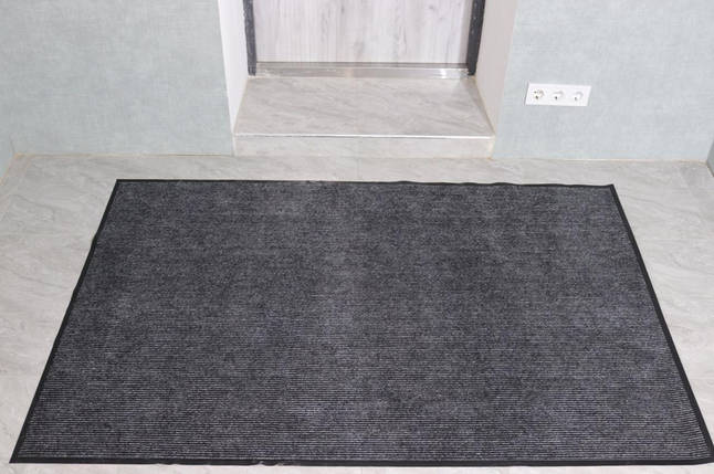 Брудозахисний килимок 60*90 см в передпокій Ребро 3006/grey, фото 1