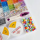 Набір бісеру та намистин для створення браслетів KA-23-46823, фото 2