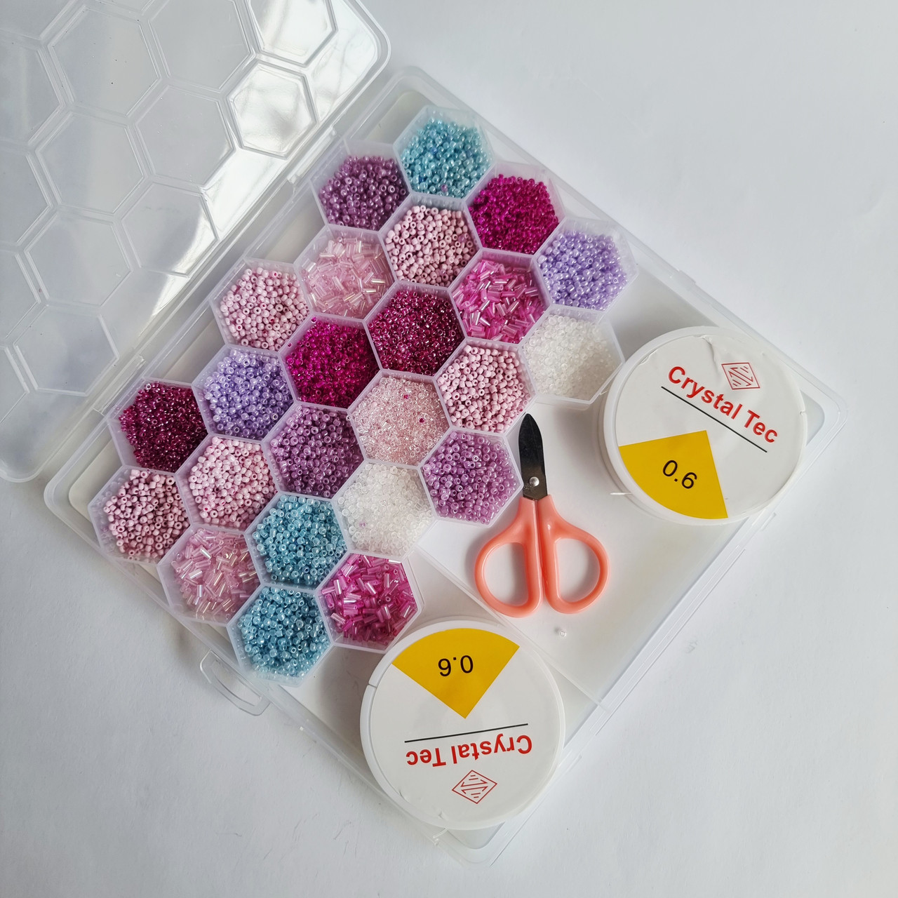 Набір бісеру для створення браслетів MA23-4655, фото 1