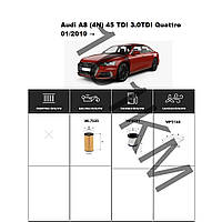 Комплект фільтрів Audi A8 (4N) 45 TDI 3.0TDI Quattro (2019-) WIX