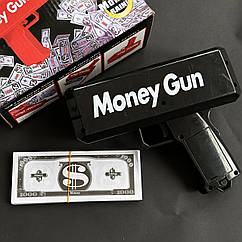 Грошовий пістолет Money Gun чорний, 19 х 8,5 см