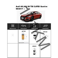 Комплект фільтрів Audi A8 (4N) 50 TDI 3.0TDI Quattro (2017-) WIX