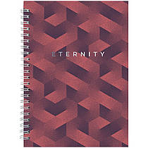 Блокнот на спіралі А5 тверда обкладинка 96 аркушів у клітинку Axent 8032-25