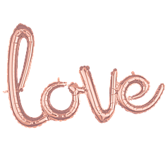 Р214 Гірлянда ANAGRAM-АН Love літери рожеве золото (УП)