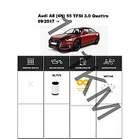 Комплект фільтрів Audi A8 (4N) 55 TFSI 3.0 Quattro (2017-) WIX