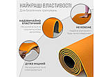Килимок для йоги та фітнесу EasyFit EF-1924-ORB, протиковзкий, Помаранчевий, 183×61×0,6 см, TPE, фото 5