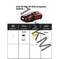 Комплект фільтрів Audi A8 (4N) 60 TFSI 4.0 Quattro (2018-) WIX