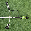 Акумуляторна коса Procraft PTA40 (без АКБ та ЗП) велосипедна ручка. Тример для скошування трави, фото 9