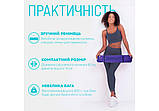 Килимок для йоги та фітнесу EasyFit EF-1924-VV, протиковзкий, Бузковий, 183×61×0,6 см, TPE, фото 6