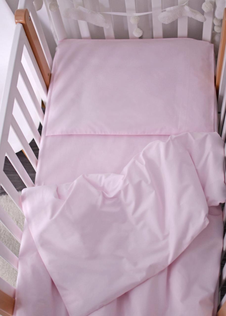 Змінна постіль Baby Veres рожева 90х110/40х60 3 одиниці, фото 1