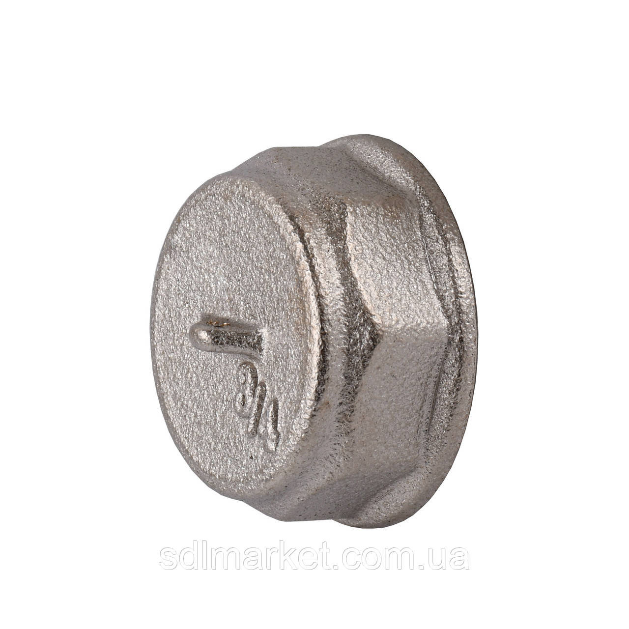 Заглушка 3/4| У нікельована під пломбу NC401P OPTIMUM