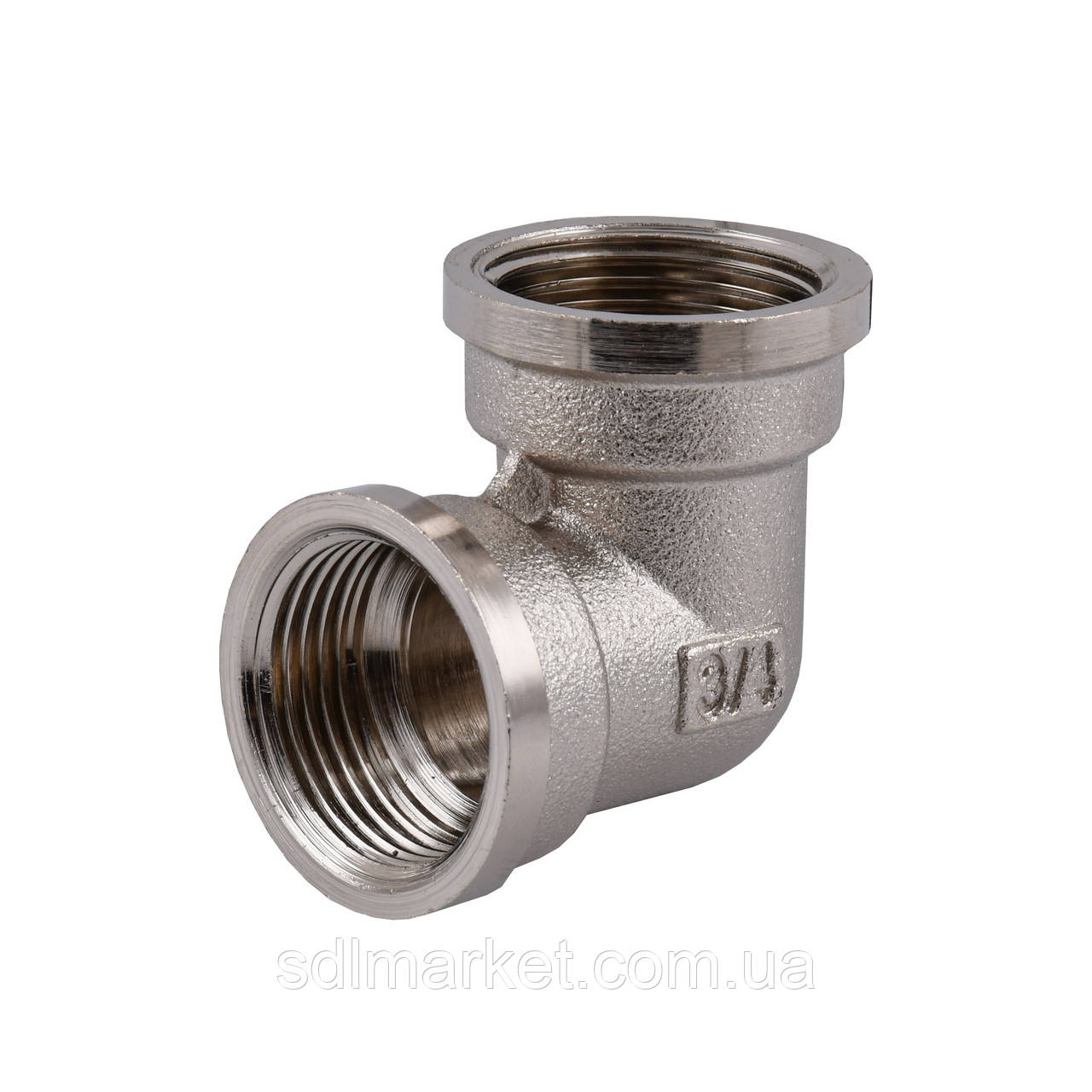 Куточок 3/4| ВВ нікельований NL441S OPTIMUM