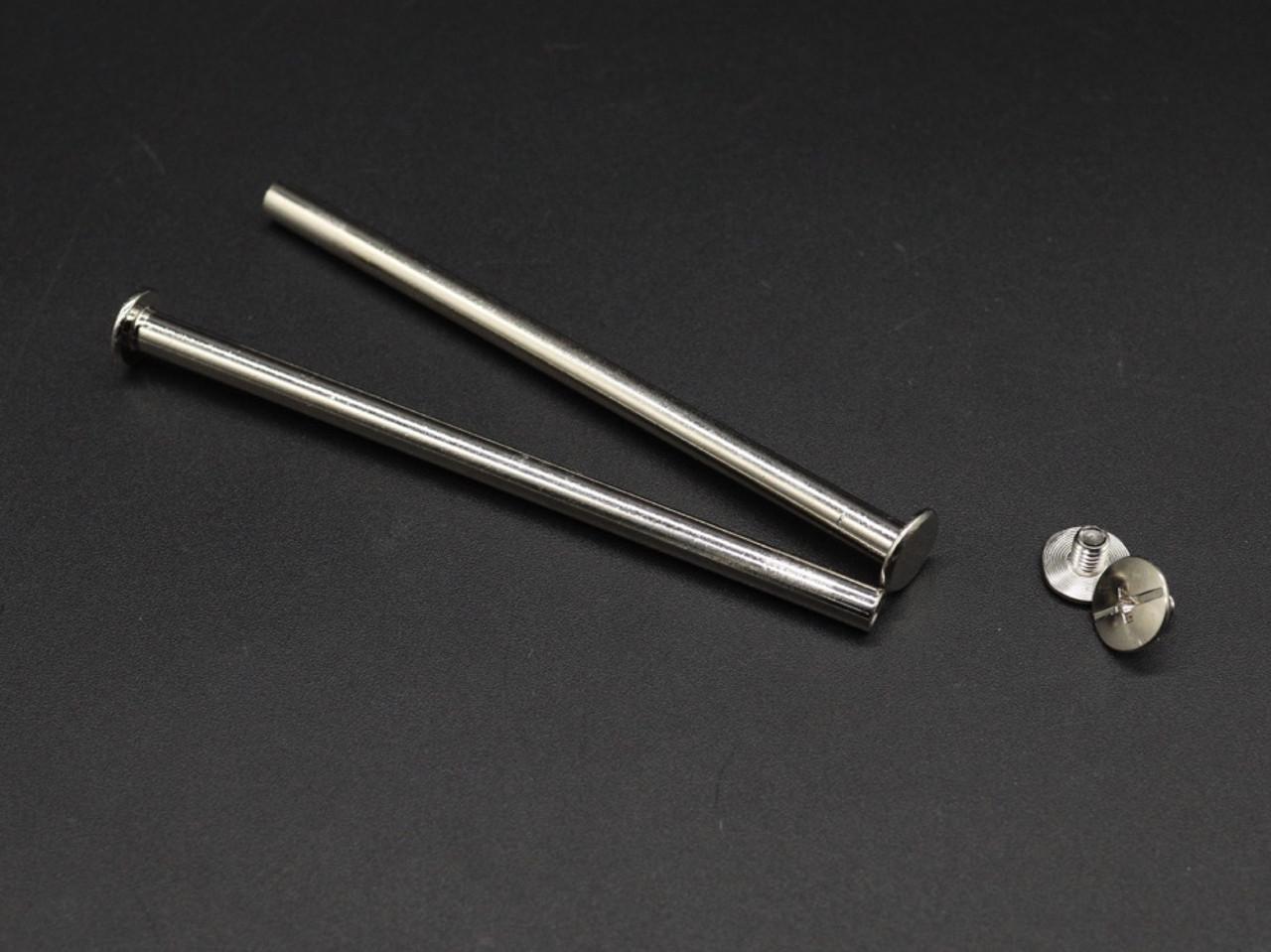 Кріплення для папок меню. Колір "срібло". 100х5мм