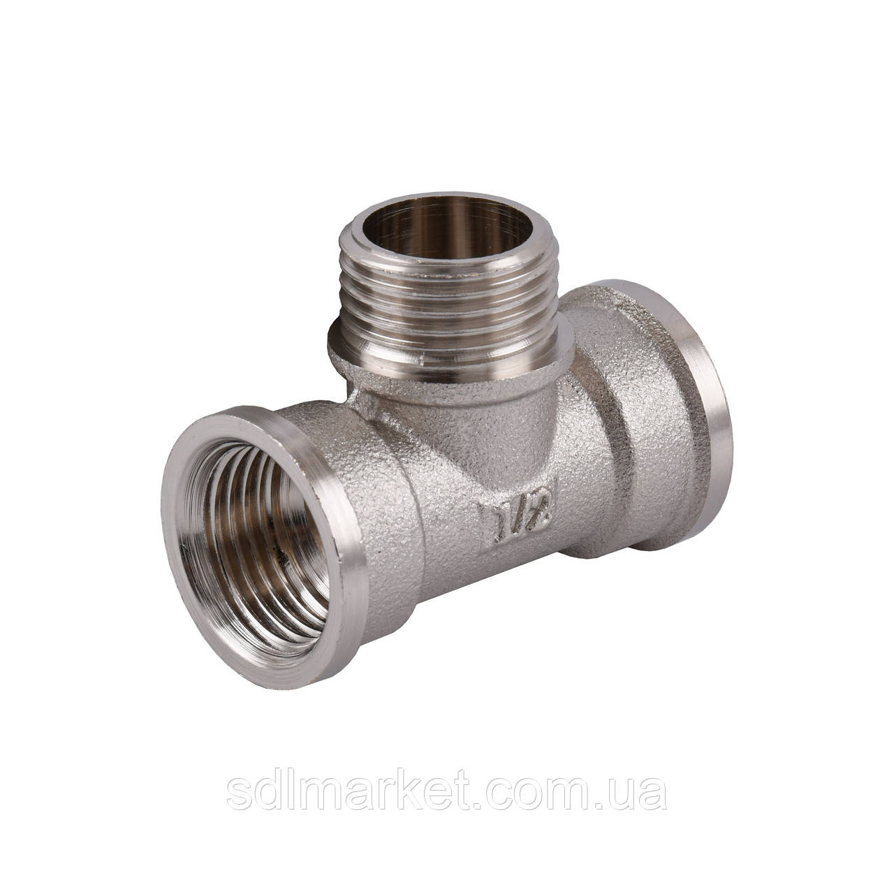 Трійник 1/2" ВНВ нікельований NT336S OPTIMUM