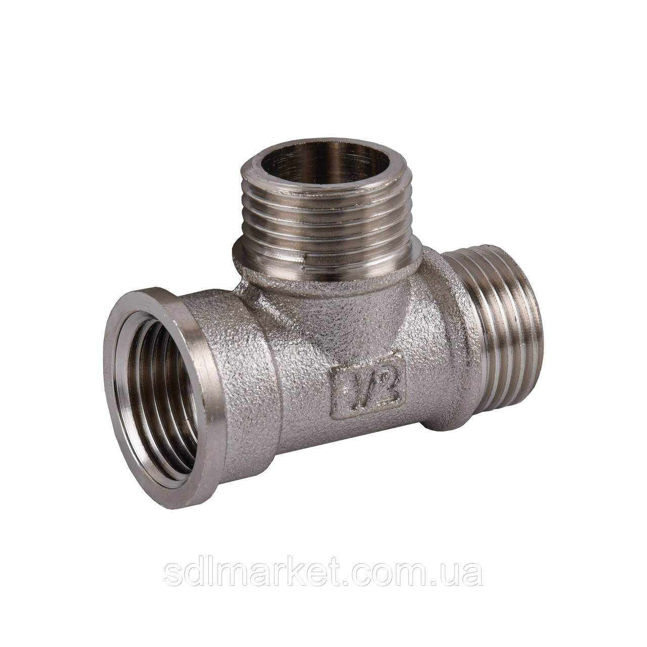 Трійник 1/2" ВНН нікельований NT335S OPTIMUM