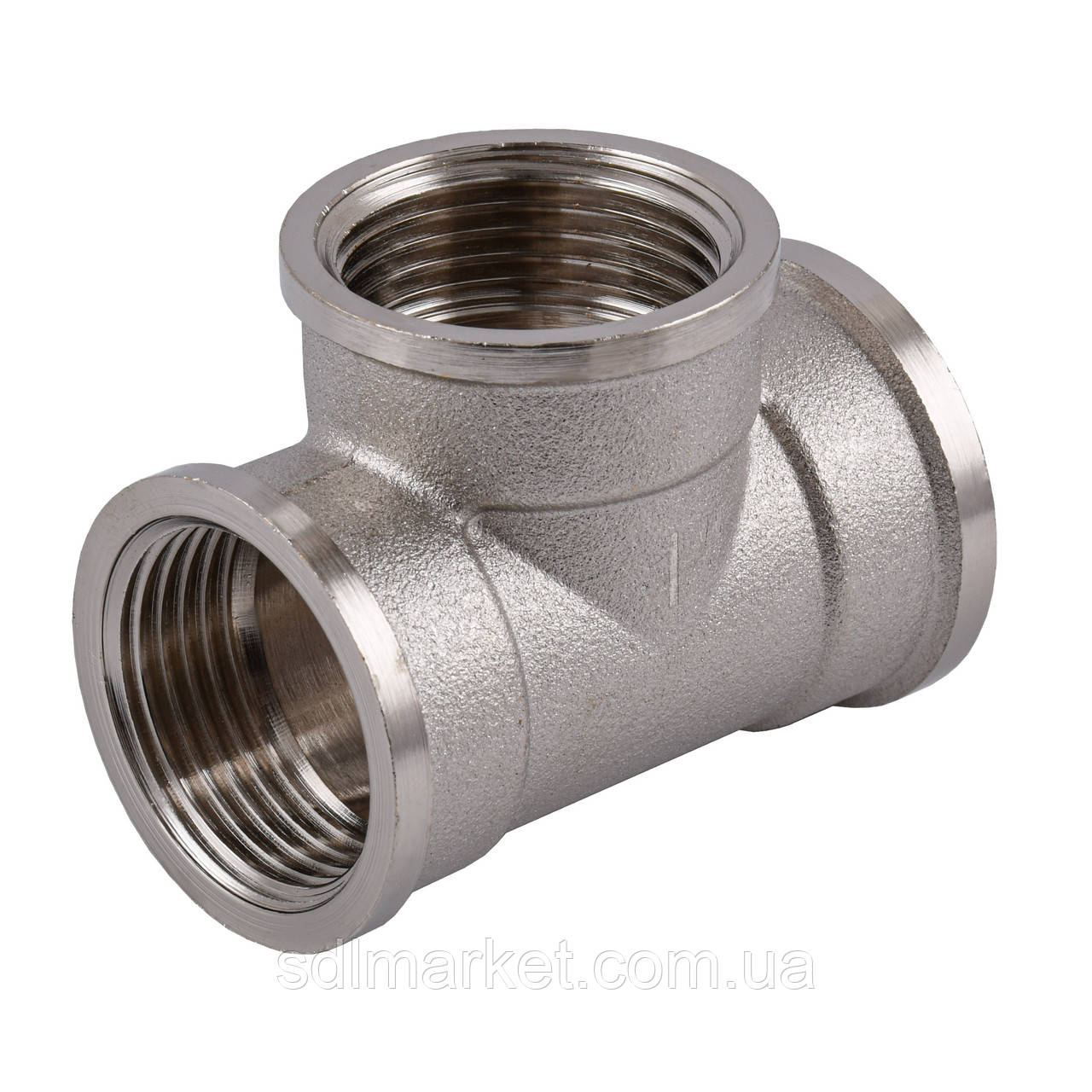 Трійник 1" ВВ нікельований NT551S OPTIMUM