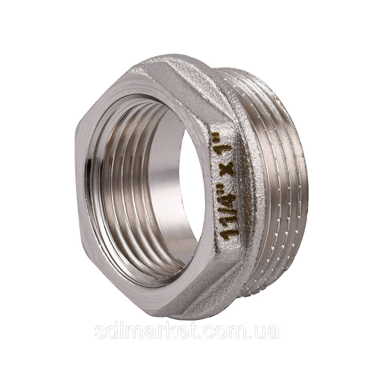 Футорка 1 1/4| х1" НВ нікельована NF653S OPTIMUM