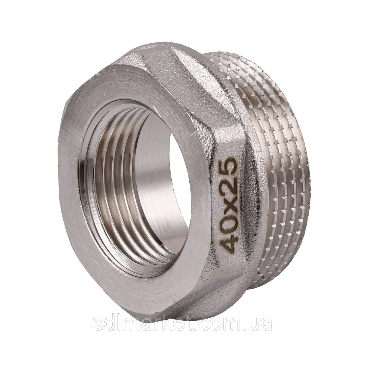 Футорка 1 1/2"х1" НВ нікельована NF753S OPTIMUM