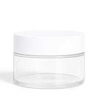 Баночка косметична пластик 200 мл — (прозора)