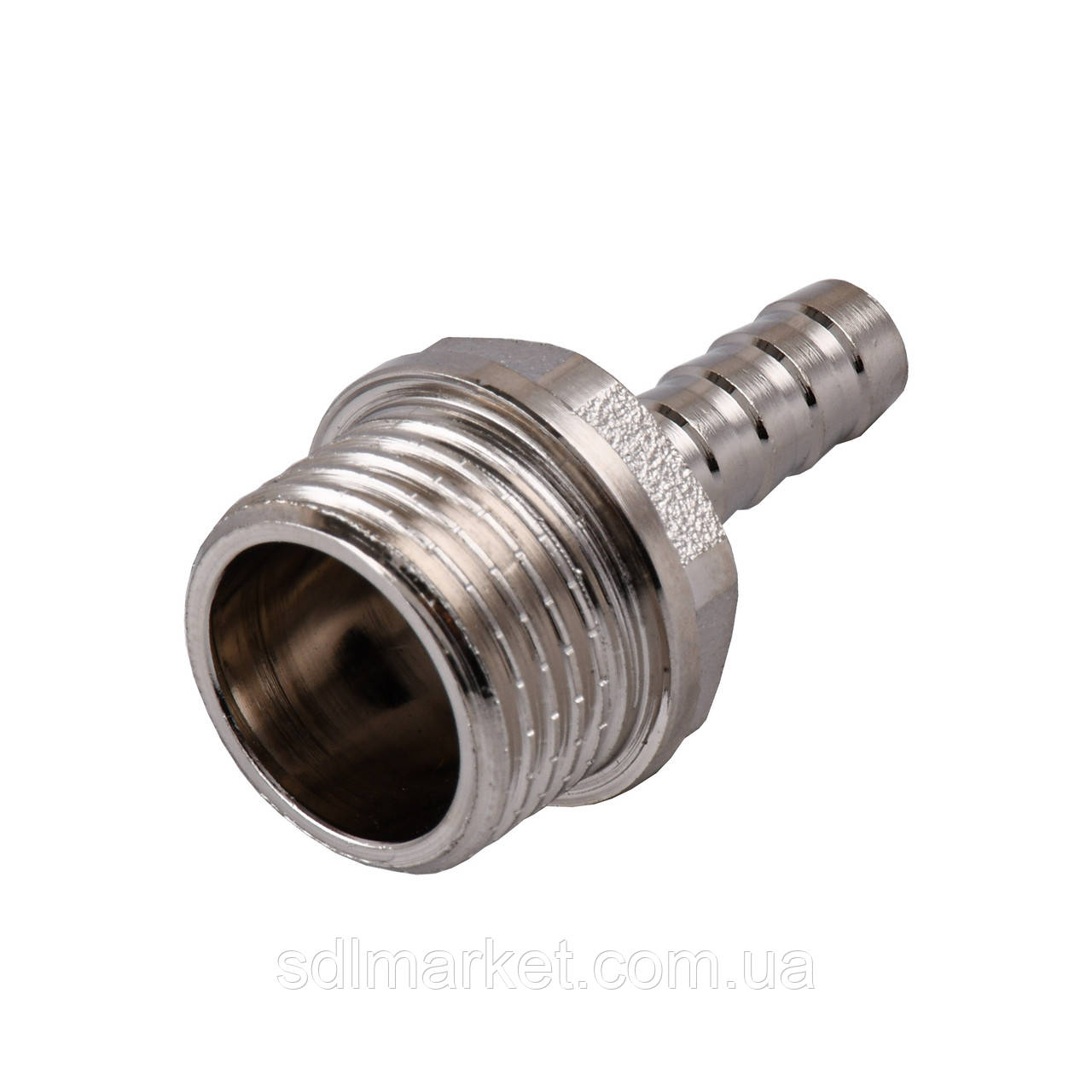 Штуцер 1/2"Н 8 мм нікельований NU3D2S OPTIMUM