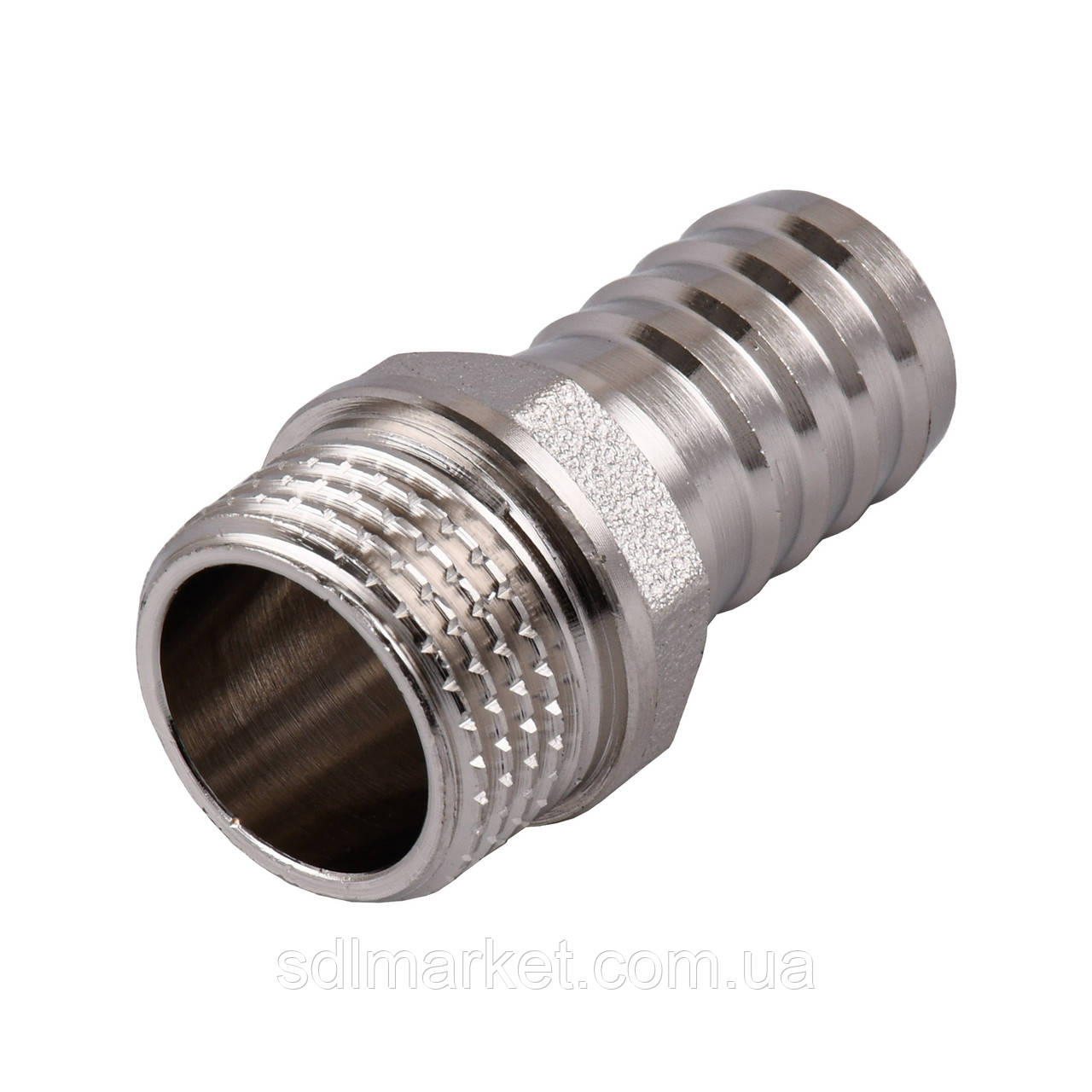 Штуцер 1/2"Н 16 мм нікельований NU3H2S OPTIMUM