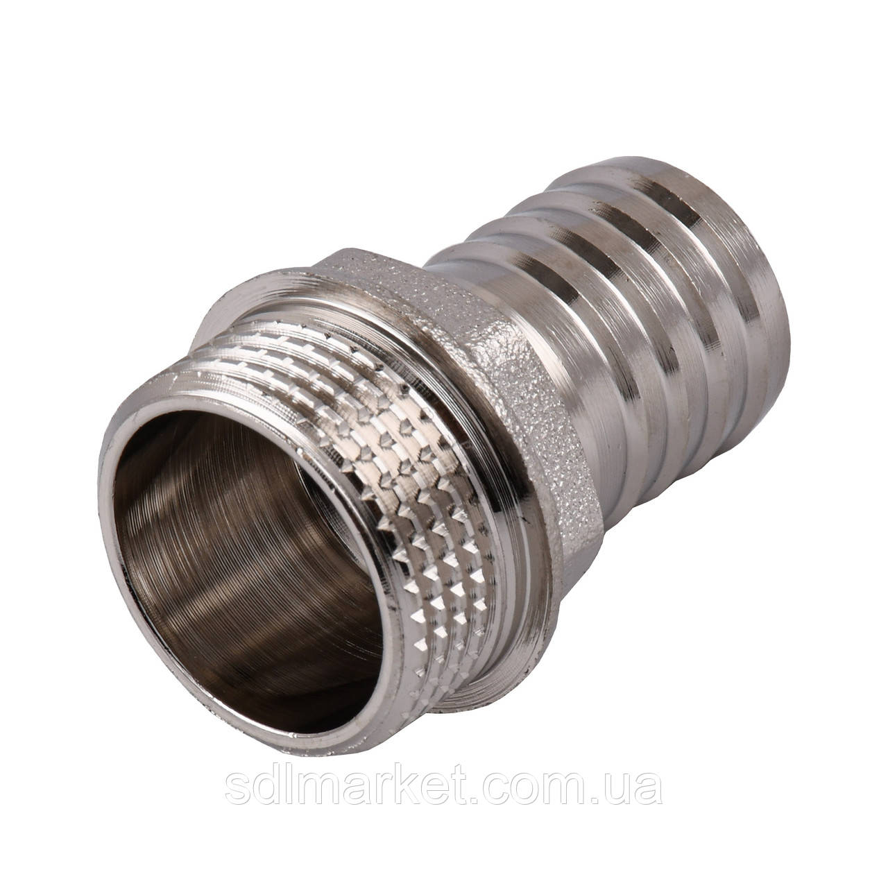 Штуцер 3/4| Н 20 мм нікельований NU4J2S OPTIMUM