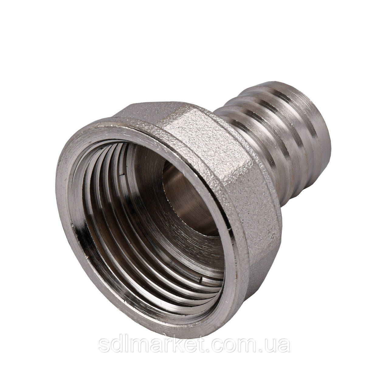 Штуцер 1" В 20 мм нікельований NU5J1S OPTIMUM