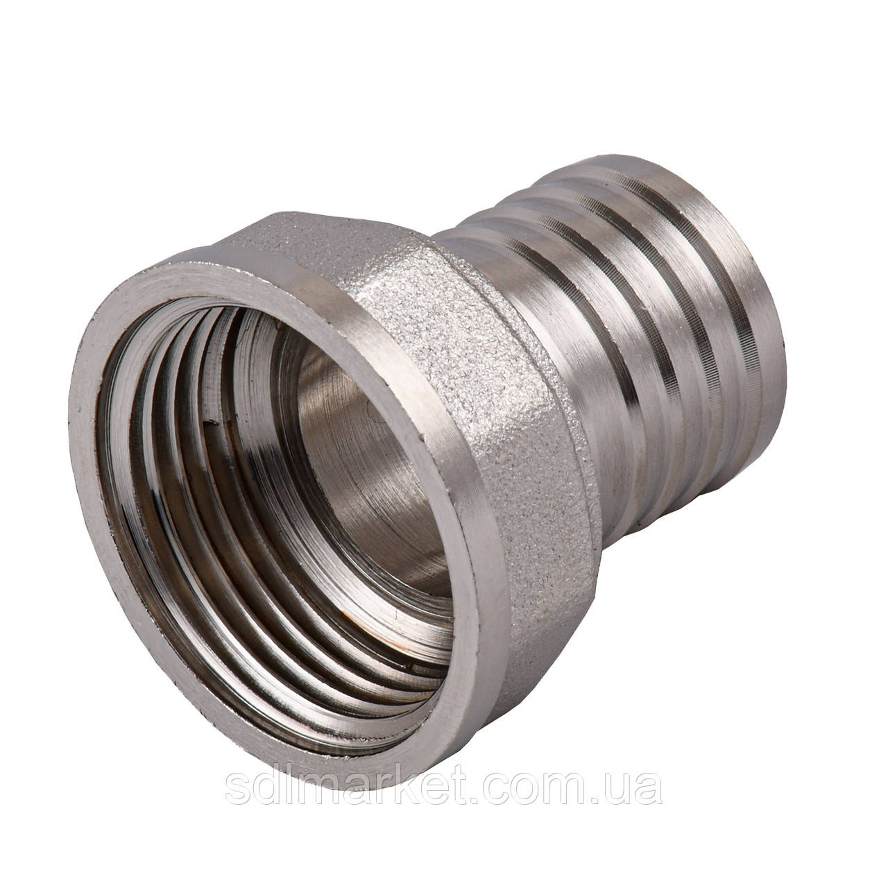 Штуцер 1" У 25 мм нікельований NU5L1S OPTIMUM