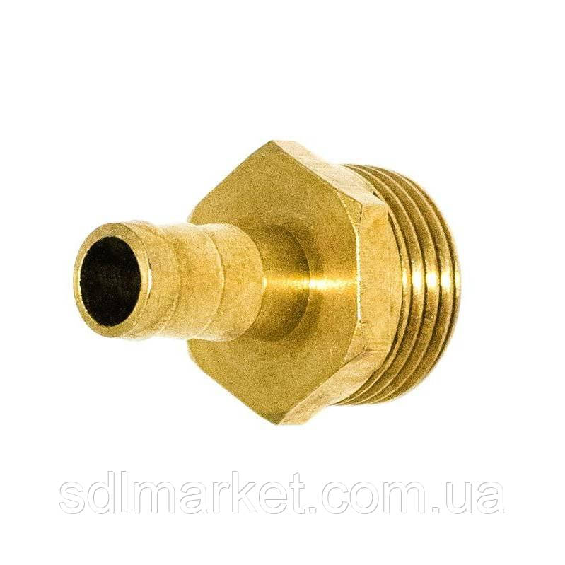 Штуцер 1/2"Н 10 мм латунний LU3E2S OPTIMUM