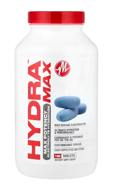 Metabolic HydraMAX Max Potency Electrolyte Hydration 180 Tablets