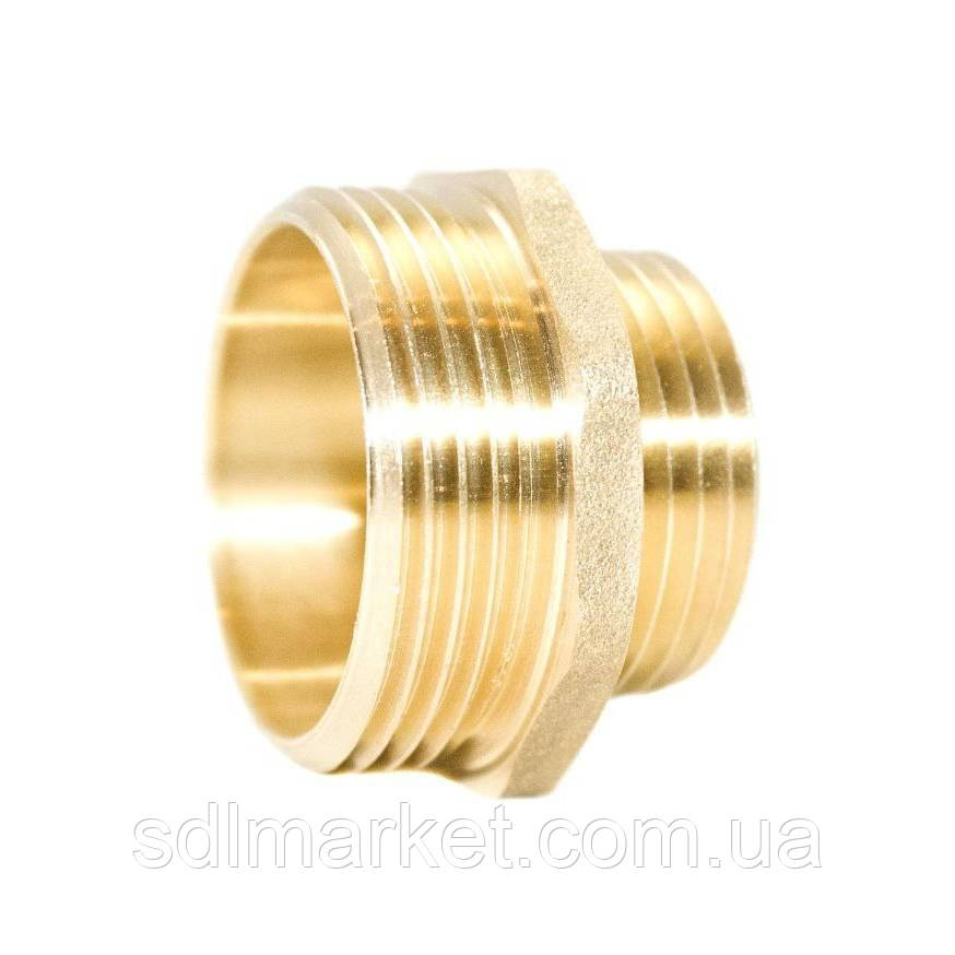 Ніпель редукційний 3/4| х1/2"НН латунний LN432S OPTIMUM