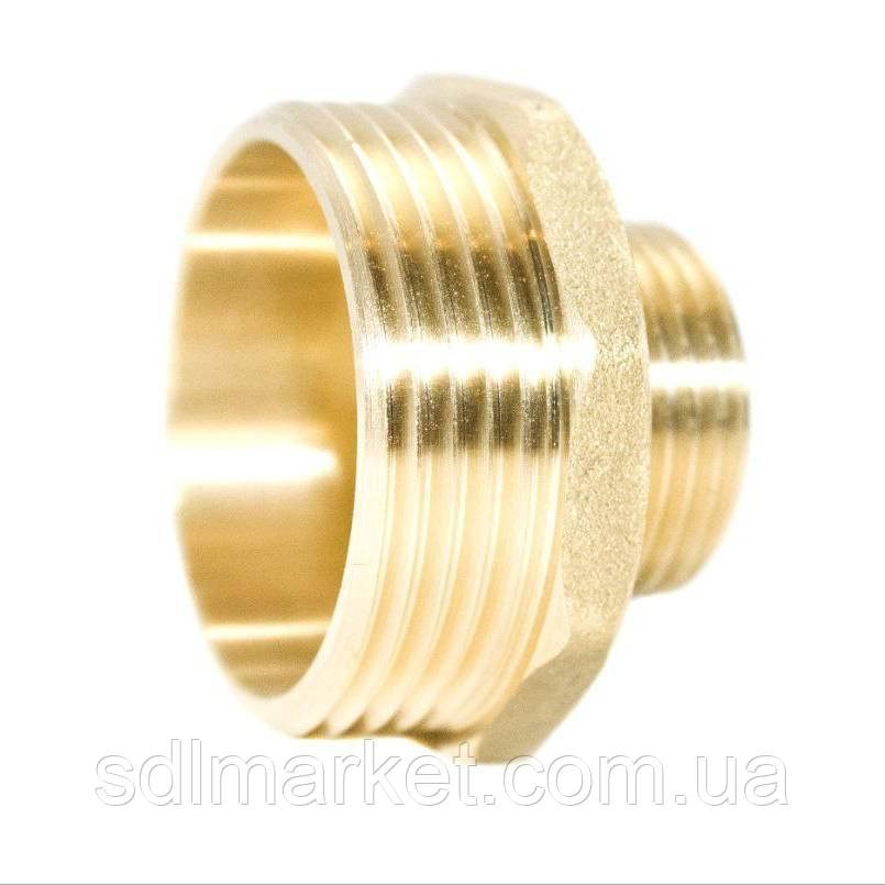 Ніпель редукційний 1"х1/2"НН латунний LN532S OPTIMUM