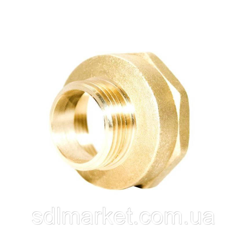 Перехідник редукційний 1/2"х3/8" ВН латунний LI323S OPTIMUM