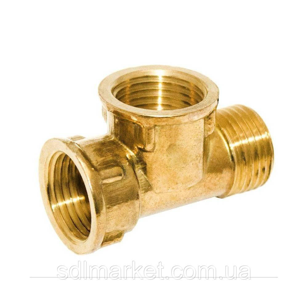 Трійник 1/2" ВВЗ латунний LT334S OPTIMUM