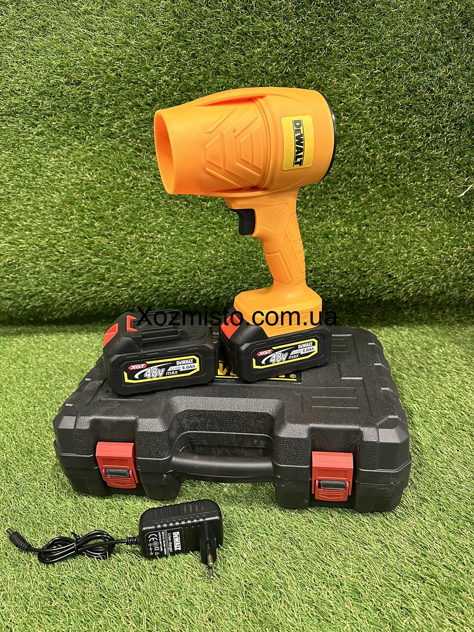 Акумуляторна повітродувка DeWalt DCMBA100BL (48V, 6AH) Безщіткова повітродувка для листя девольт, фото 1