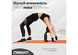 Килимок для йоги та фітнесу EasyFit EF-1919-OR, протиковзкий, Помаранчевий, 180×61×1 см, NBR, легкий, фото 4
