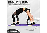 Килимок для йоги та фітнесу EasyFit EF-1919-V, протиковзкий, Фіолетовий, 180×61×1 см, NBR, легкий, фото 6