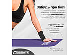 Килимок для йоги та фітнесу EasyFit EF-1919-V, протиковзкий, Фіолетовий, 180×61×1 см, NBR, легкий, фото 4