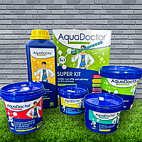 Комплект хімії для запуску каркасного та надувного басейну AquaDoctor Topkit 5 в 1