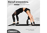 Килимок для йоги та фітнесу EasyFit EF-1919-BK, протиковзкий, Чорний, 180×61×1 см, NBR, легкий, фото 2